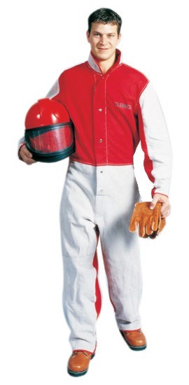 Blästeroverall mocca stl. M