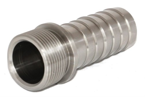 Slangstolpe 32mm med krage. 1 1/4" utv gänga