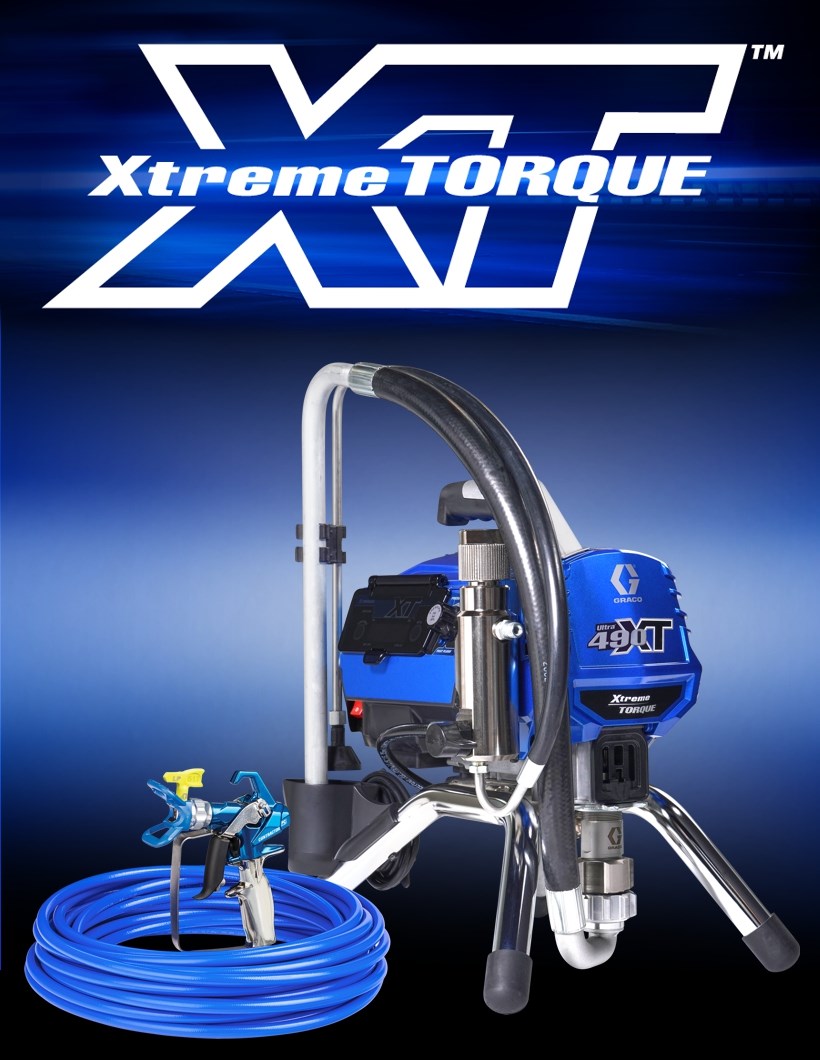 Nyhet! Graco Ultra 490 XT på stativ AntiCorrosion Webbutik